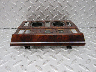 W124 Cabriolet heater control panel wood trim used OEM