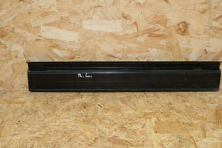 W123 door sill trim cover rear black used OEM