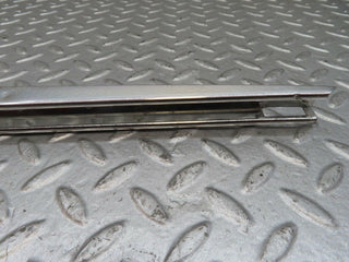 W111 front right door window chrome frame used OEM