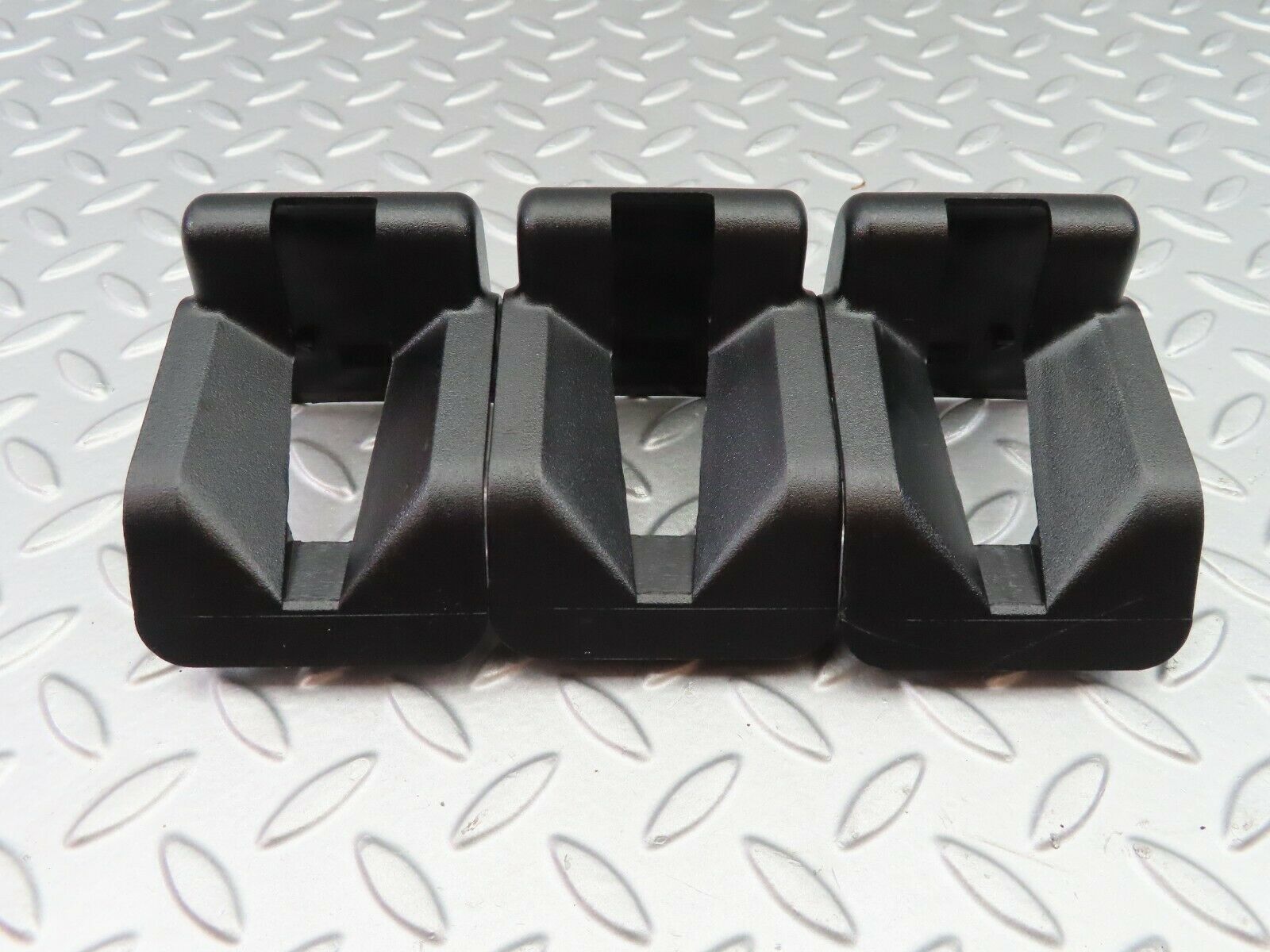6439 Mercedes-Benz S124 E220 Wagon Rear Seat Hinge Covering Set 1249220130