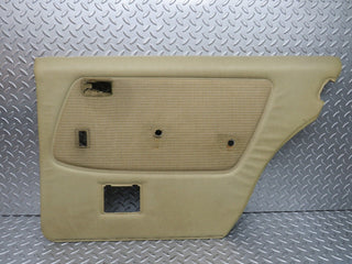 W123 rear right door card beige used OEM
