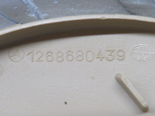 34392 Mercedes-Benz C126 380SEC Coupe Front Seat Rail Trim Cover 1268680439