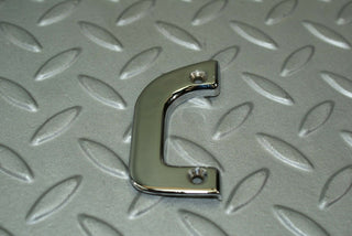 W115 right interior chrome door latch trim used OEM