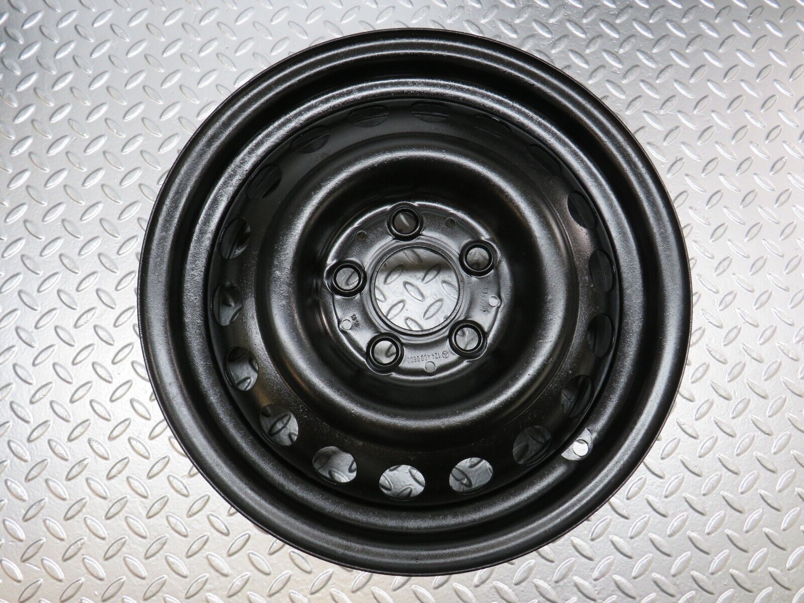 25441 Mercedes-Benz Steel Wheel Set of 4 6Jx15H2 ET49 5x112 1244000602