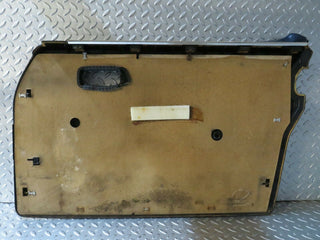 W116 front left door card blue used OEM