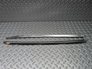 21686 Mercedes-Benz W126 300SE A Pillar Chrome Moulding Trim Pair