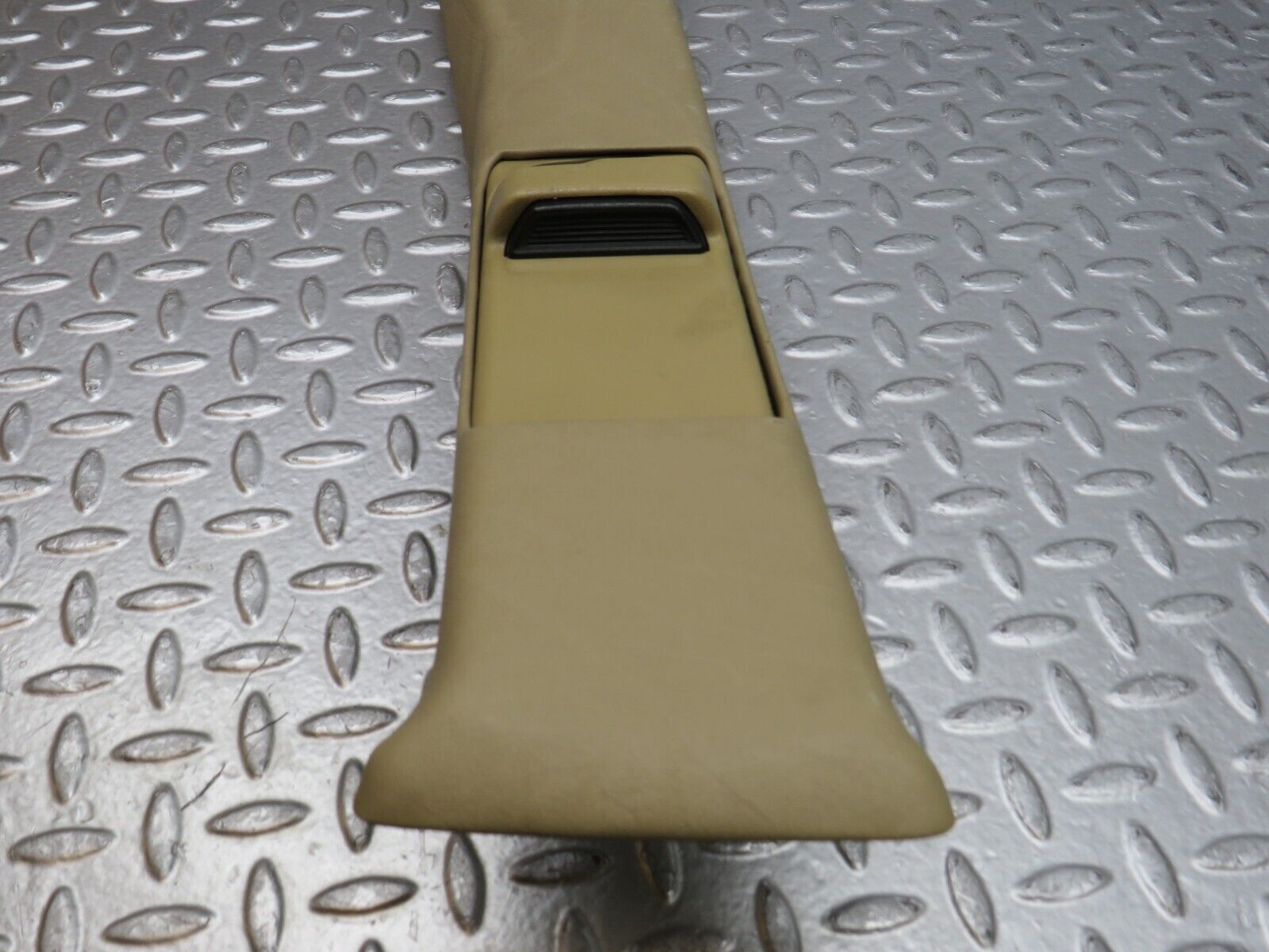 38711 Mercedes-Benz W201 190E 2.6L B Pillar Cover Left Beige 2016921789 2016920044