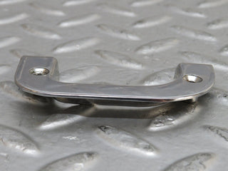 W123 Wagon left interior chrome latch trim used OEM
