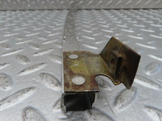 W116 rear left door chrome window channel used OEM