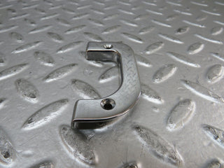 27169 Mercedes-Benz W123 280E Right Interior Chrome Door Latch Trim 1237230224