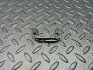 W123 Coupe right interior chrome door latch trim used OEM