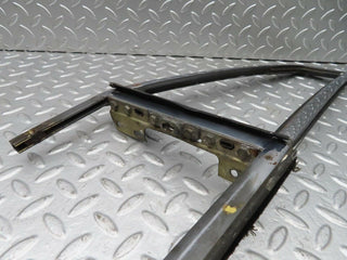W111 left door window channel with air vent frame used OEM