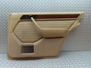 W124 rear right door card beige used OEM