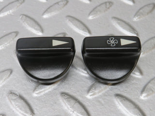 W126 heater control knob pair used OEM