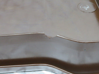 W110 Fintail Heckflosse centre console tray brown used OEM