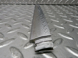 R107 SLC trunk chrome handle moulding left used OEM