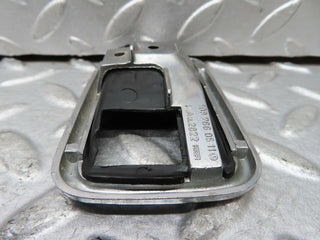 W123 chrome frame for door opener left used OEM