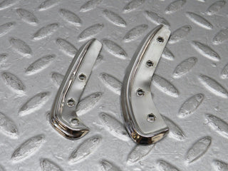 W108 interior door handle chrome trim pair front right used OEM