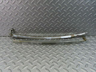 W123 Coupe front left door window channel pair used OEM