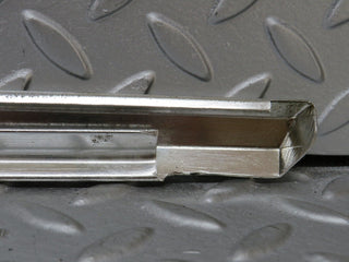 W126 rear left door chrome moulding trim used OEM