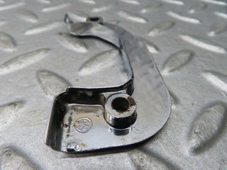 W116 right door interior chrome latch trim used OEM