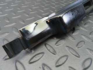 W116 number plate light holder chrome moulding used OEM