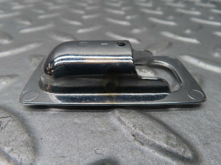 W123 Coupe door lock handle surround chrome used OEM