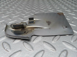 R107 SLC b pillar chrome cover plate right side used OEM