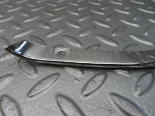 W116 headlight upper chrome fender wing trim pair used OEM