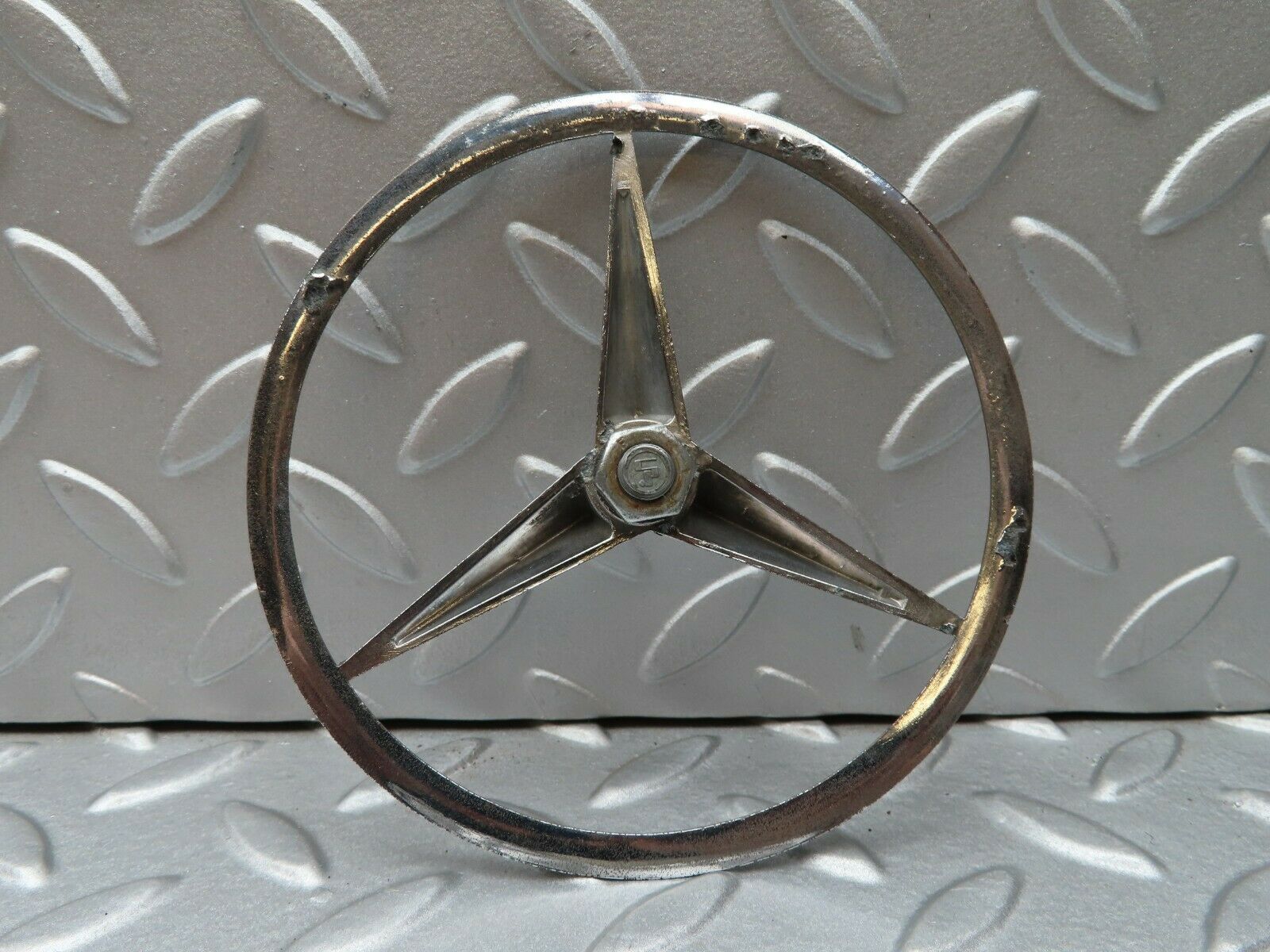 4778 Mercedes-Benz W114 280 CE Coupe Chrome Rear Emblem Logo