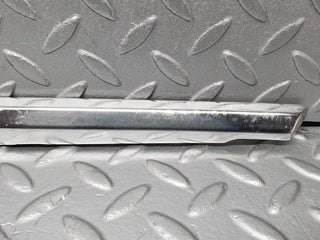 W126 front left door chrome moulding trim used OEM