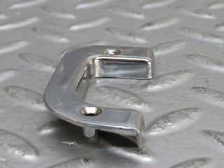 W123 Wagon left interior chrome latch trim used OEM