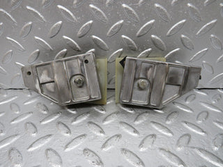 34391 Mercedes-Benz C126 380SEC Coupe Door Window Guide Bracket Pair