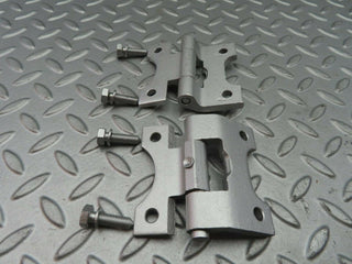 R107 SLC door hinges right pair used OEM