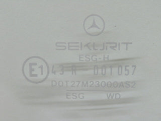 33993 Mercedes-Benz W124 260E Rear Left Door Window Glass