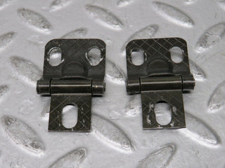 W123 glove box door hinge pair used OEM
