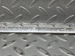W126 front left door chrome moulding trim used OEM