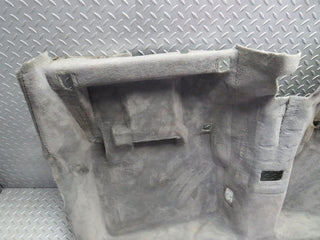 W124 rear floor carpet grey used OEM