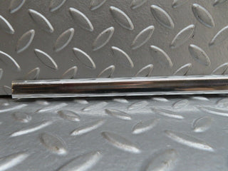 W123 rear left door chrome moulding trim used OEM