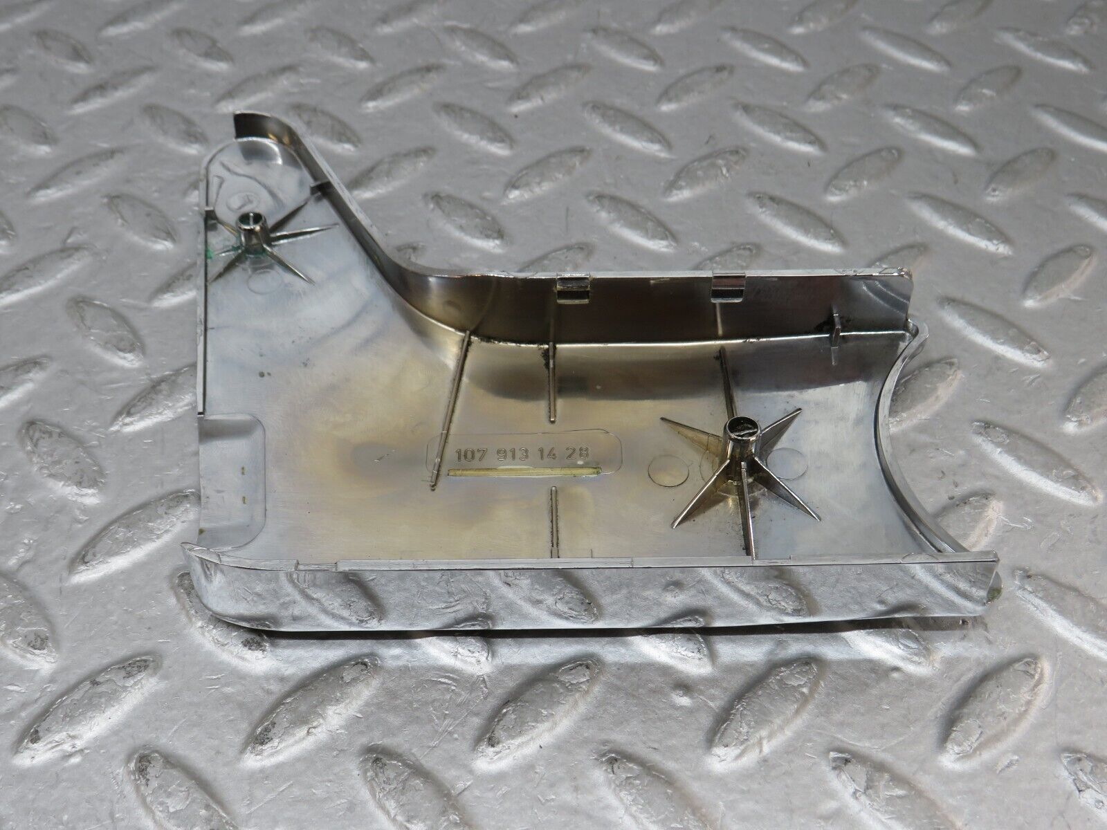 35658 Mercedes-Benz R107 280SL  Seat Hinge Chrome Cover 1079131428