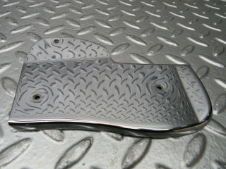 W123 Coupe left door chrome cover used OEM