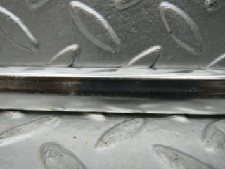 W123 Wagon rear left door chrome trim used OEM