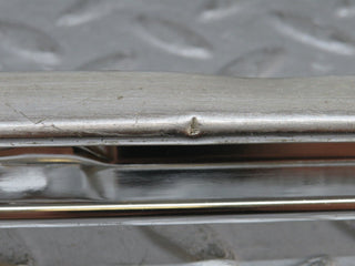 W108 front right door window chrome channel used OEM