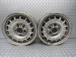 W123 alloy wheel set mexican hat 5.5jx14h2 et30 used OEM