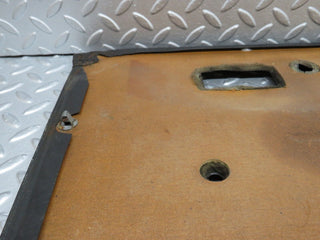 W108 rear left door card black used OEM