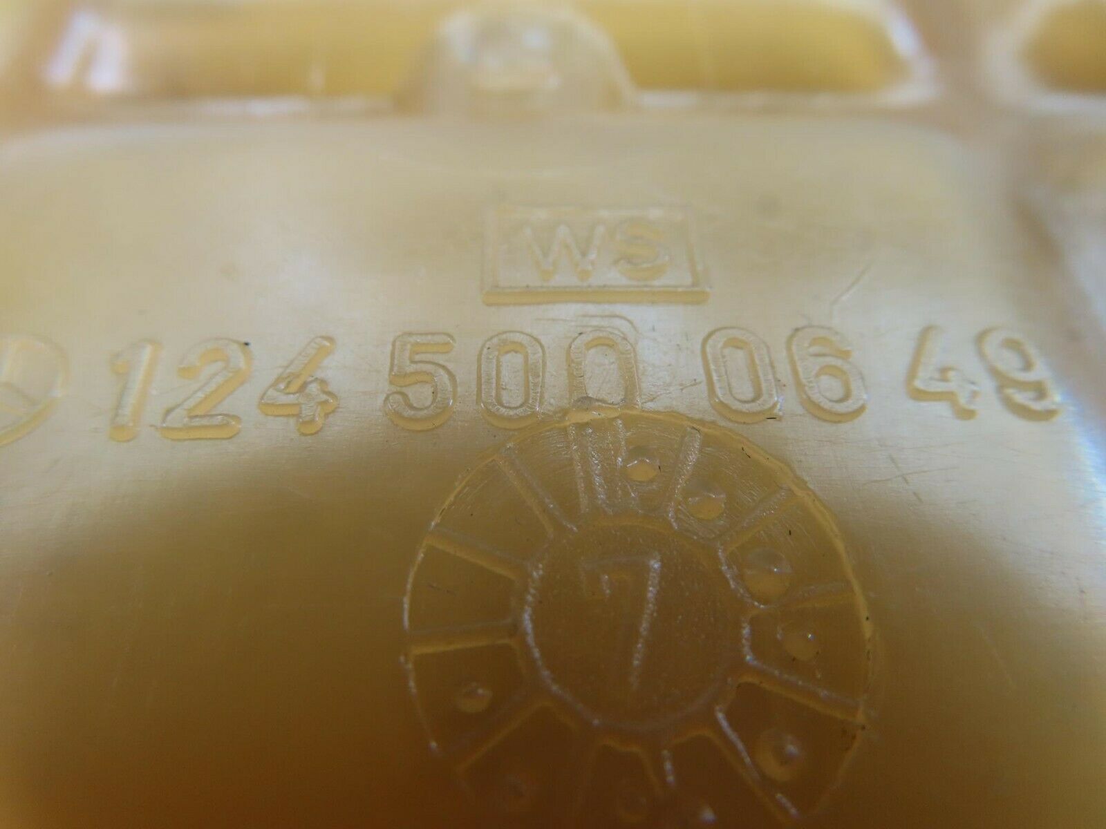 9320 Mercedes-Benz C124 300CE Coupe Coolant Overflow Tank 1245000649