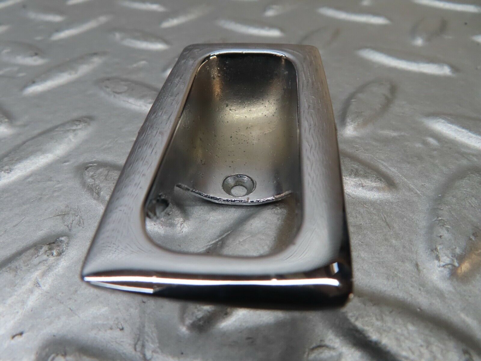 20839 Mercedes-Benz W114 250CE Coupe Door Lock Handle Surround Chrome