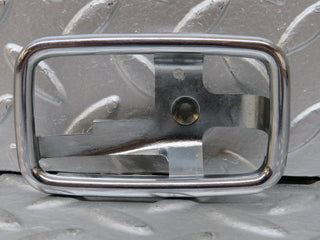 W123 chrome frame for door opener right used OEM