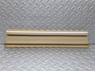 W126 rear left door sill trim beige used OEM