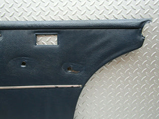 W108 rear right door card blue used OEM